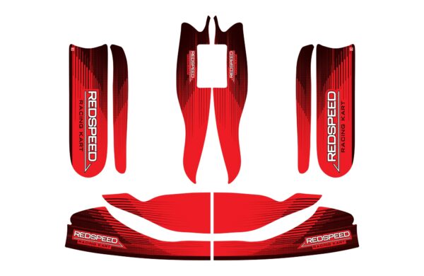 M10 BODYWORK'S STICKERS KIT REDSPEED