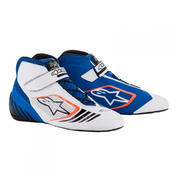 TECH 1 KX SHOE BLUE WHITE ORANGE FLUOR