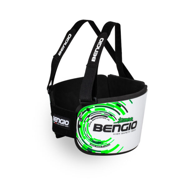 BENGIO BUMPER STANDARD WHITE/GREEN RIBPROTECTOR