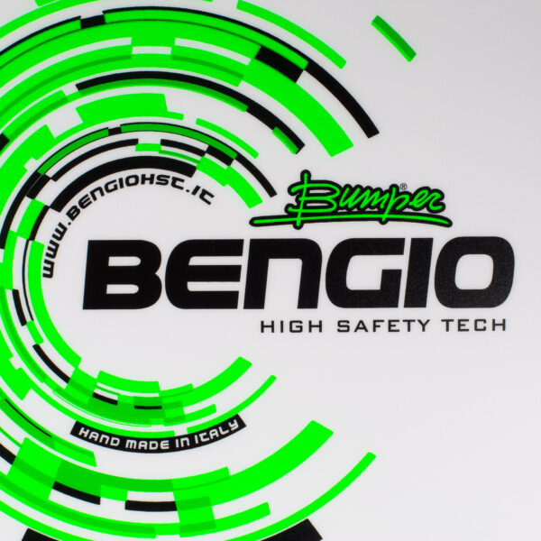 BENGIO BUMPER STANDARD WHITE/GREEN RIBPROTECTOR - Afbeelding 3