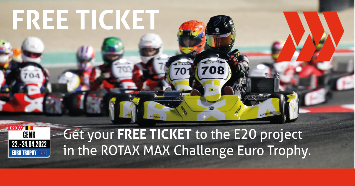 Free Ticket ROTAX MAX Challenge Euro Trophy Kombikart