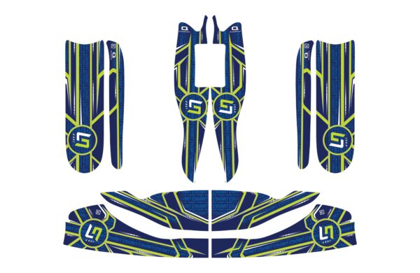 M10 BODYWORK'S STICKERS KIT LN KART