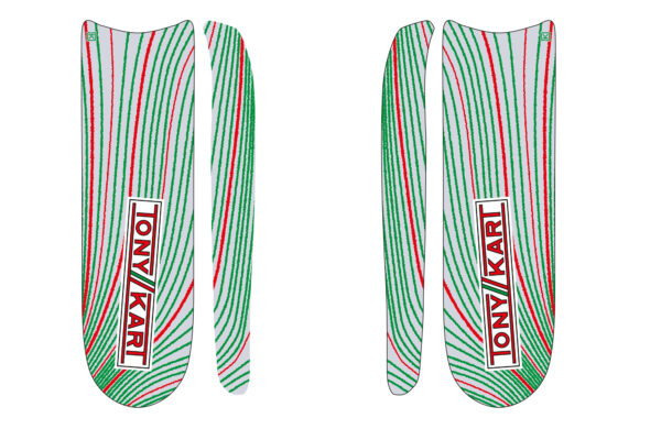 TONYKART 2025 M10 SIDEPOD STICKERS