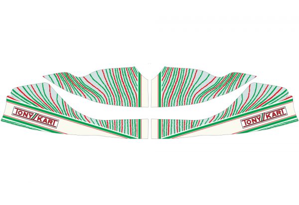 TONYKART STICKERSET M6 BUMPER