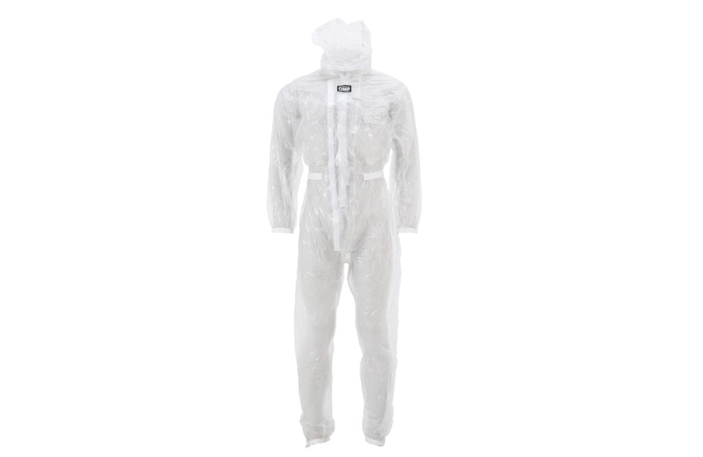Tuta Da Kart Impermeabile OMP Rain Kart Unisex - Per Bambini E Ragazzi, Materiale 0.15 Mm